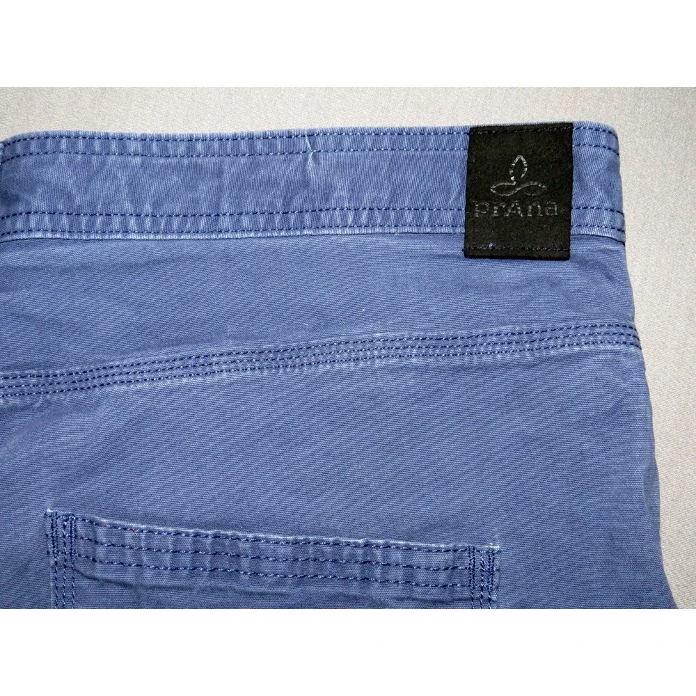 PRANA Cotton Blend Stretch Blue 9